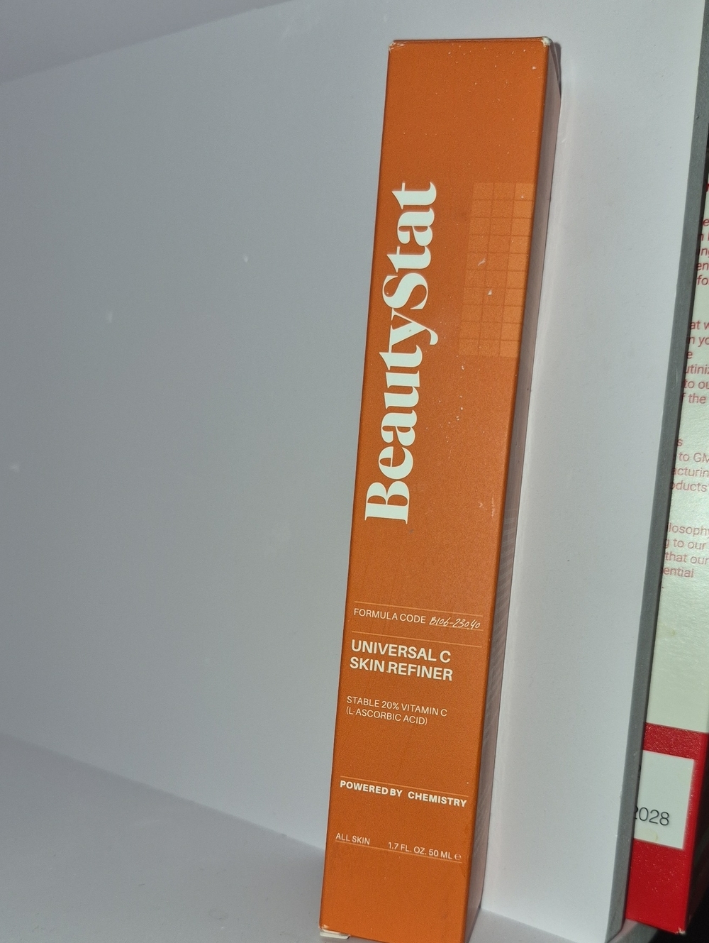 BeautyStat Orange Universal C Skin Refiner Serum Packaging